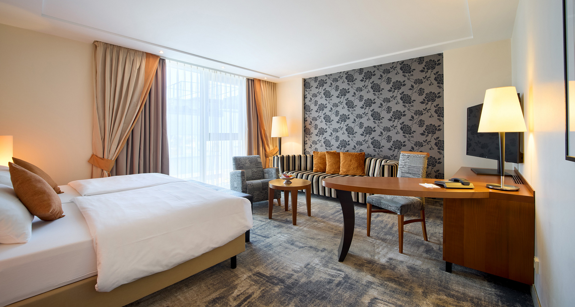 DeLuxe-Zimmer Gartenterrasse